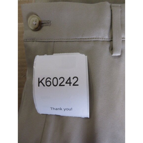 Greg Norman Pants 34X34 Tan Performance Golf Chino Trousers Shark NEW - Picture 12 of 12